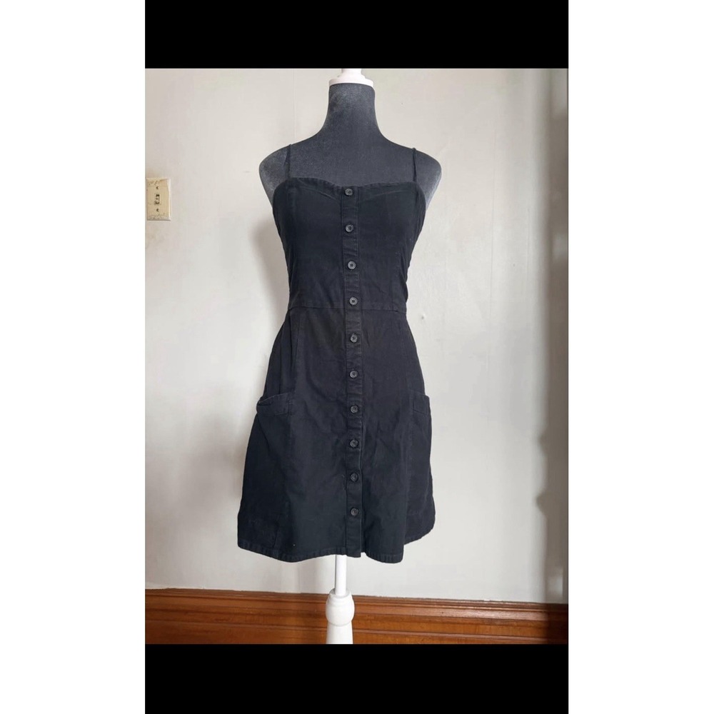 abercrombie fitch women Black Mini Dress. S, Minimalist Lagenlook Preppy